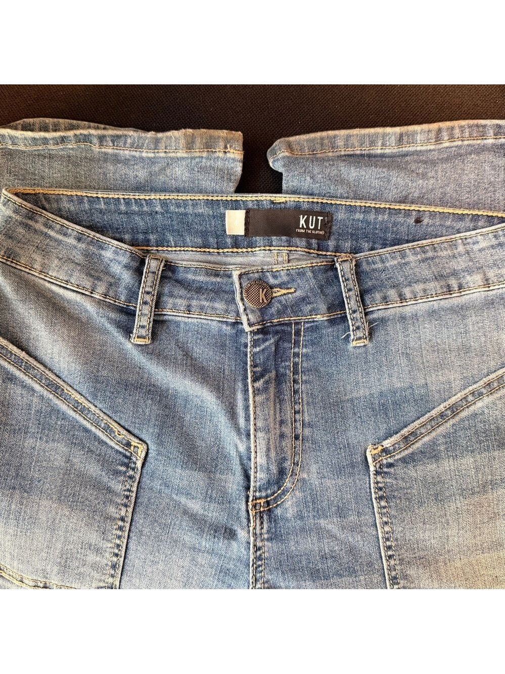 Kut from the Kloth Light Blue Flare Jeans - VGUC - Size 4 - Picture 4 of 4